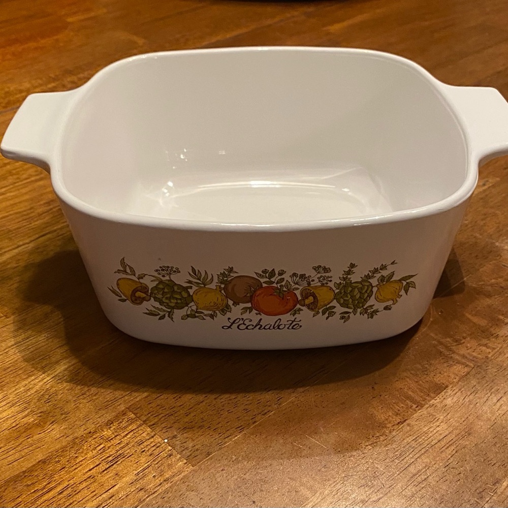 RARE VINTAGE CORNING WARE SPICE OF LIFE L'ECHALOTE A-1 1/2-B 1.5 LITER 7”x6.5”x3
